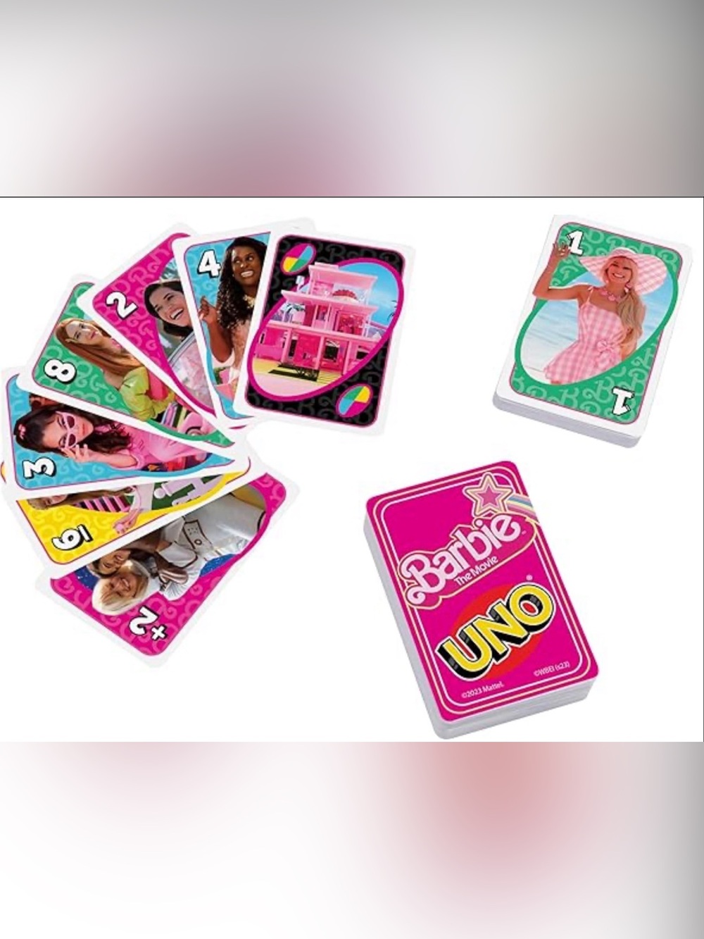 Barbie The Movie UNO Card Game - Pink - Picture 3 of 3